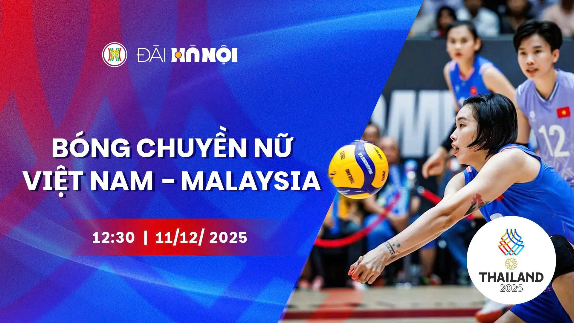 SEA Games 33: Bóng chuyền nữ Việt Nam gặp Malaysia